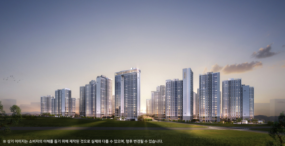 ▲창원  한신더휴 메가센텀 석경 투시도 (사진제공=한신공영)