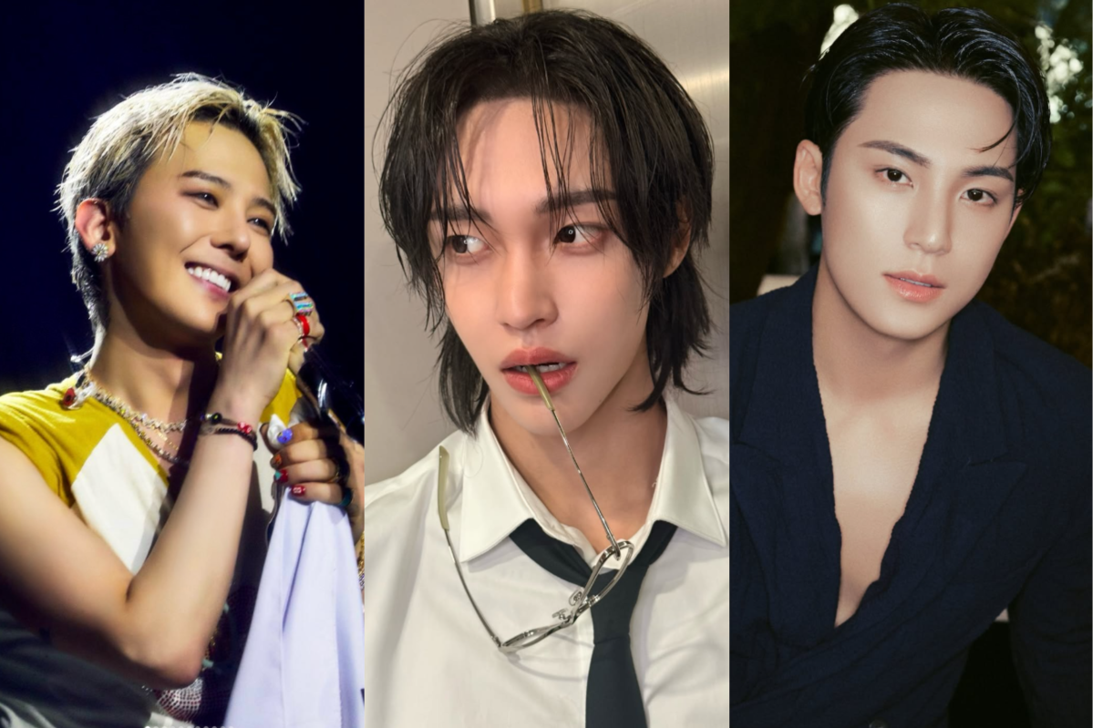 ▲빅뱅의 지드래곤(왼쪽), 라이즈의 원빈(가운데), 세븐틴의 민규. (출처='@xxxibgdrgn', '@min9yu_k', '@riize_official' 인스타그램 캡처)