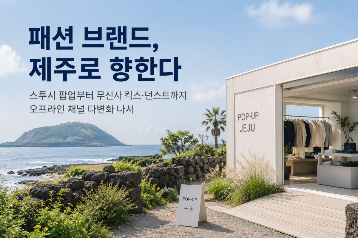 ▲제주로 향하는 패션 브랜드 (사진=AI 생성)