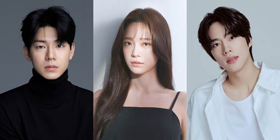 ▲왼쪽부터 배우 배현성, 김세정, 조한결. (사진제공=어썸이엔티, BH엔터테인먼트, 링컴즈)