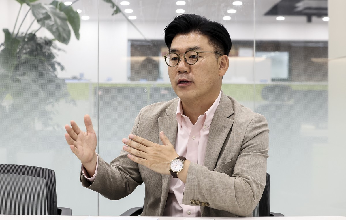 ▲다인 홍영민 이사가 지난달 22일 서울 강남구의 사무실에서 이투데이와 인터뷰를 하고 있다. (고성준 기자 joonko1@)