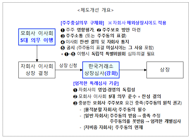 ▲중복상장 가이드라인 (출처=금융위원회)