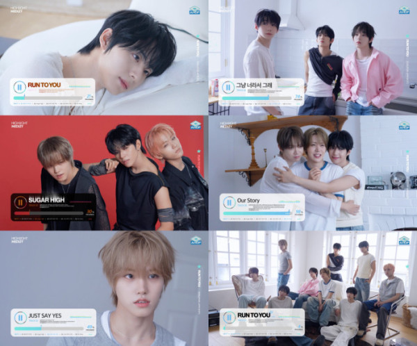▲아홉 'RUN TO YOU' 하이라이트 메들리(사진출처=F&F엔터테인먼트)