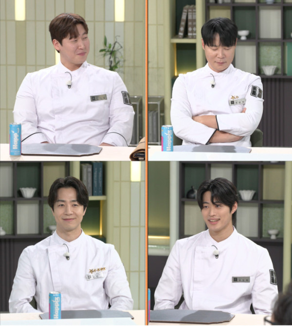 ▲'냉부' 김선엽(왼쪽 위부터 시계방향), 최현석, 우도희, 손종원 셰프(사진출처=JTBC)