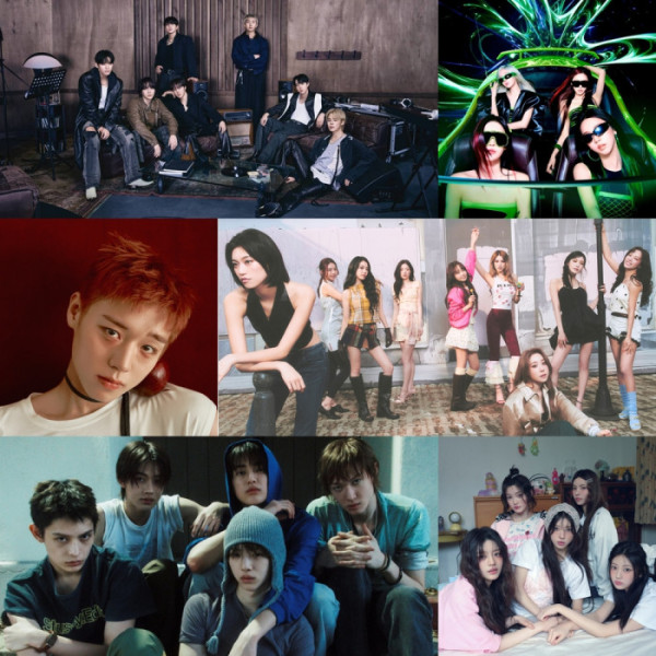 ▲방탄소년단, 코르티스, 아이오아이, 에스파, 박지훈, 아일릿(사진출처=각 소속사 )
