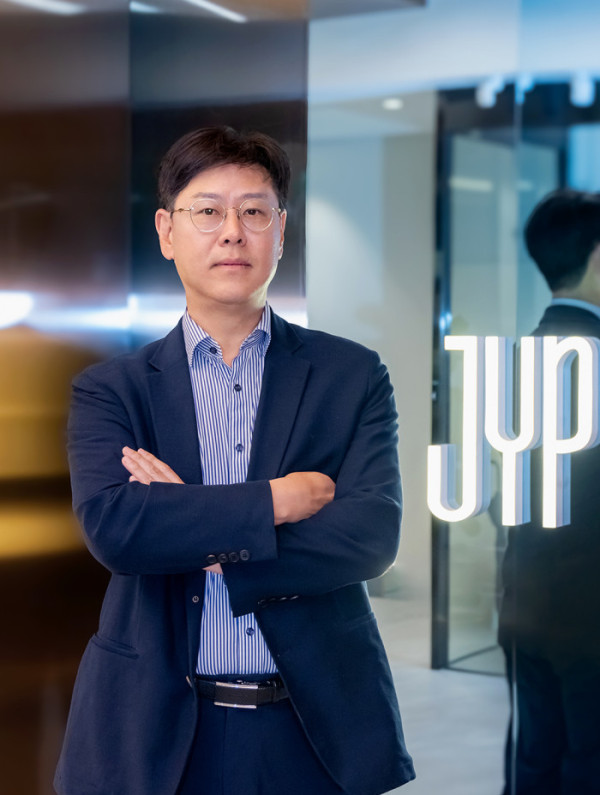 ▲정욱 JYP 대표이사(사진출처=JYP엔터테인먼트)