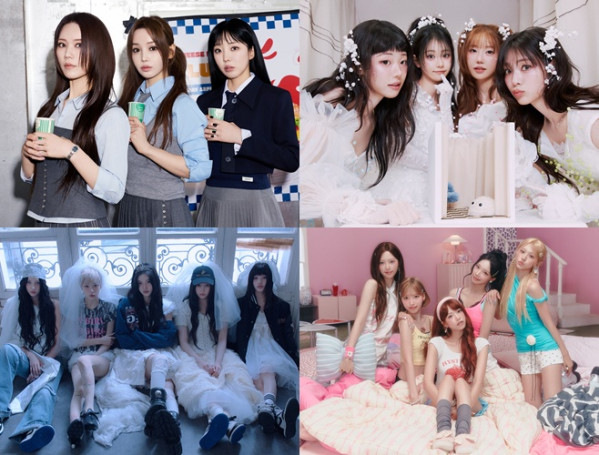 ▲씨야·QWER·아일릿·리센느 (사진출처 = 각 소속사)