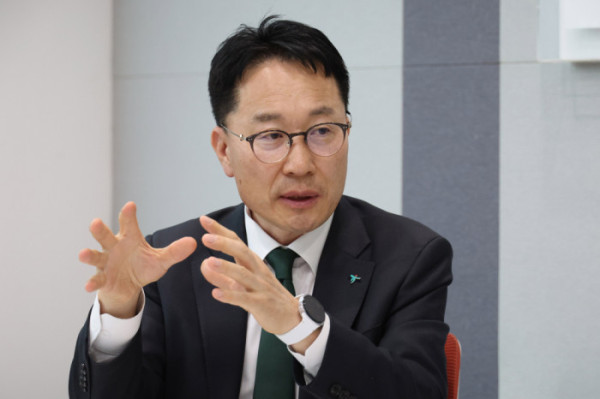 ▲정영균 하나증권 기업금융(IB)그룹장(부사장)이 20일 서울 여의도 금융센터에서 이투데이와 인터뷰를 하고 있다. 고이란 기자 photoeran@ (이투데이DB)
