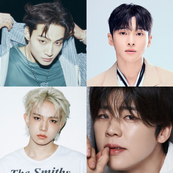 ▲갓세븐 제이비·성리·에반·박지현(사진출처=각 소속사 )
