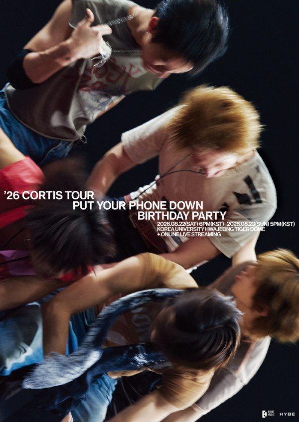 ▲코르티스 투어 'PUT YOUR PHONE DOWN' 포스터(사진출처=빅히트뮤직(하이브))