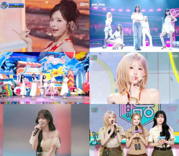 ▲프로미스나인(사진출처=각 방송사 )