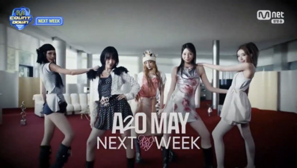 ▲A2O MAY(사진 = Mnet '엠카운트다운' 방송 캡처)