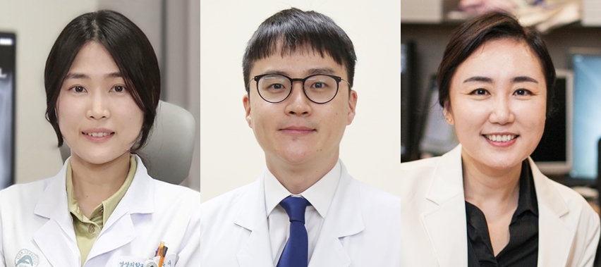 ▲(왼쪽부터) 최주애 서울아산병원 영상의학과 교수, 김호철 서울아산병원 호흡기내과 교수, 이호연 삼성서울병원 영상의학과 교수 (사진제공=서울아산병원)