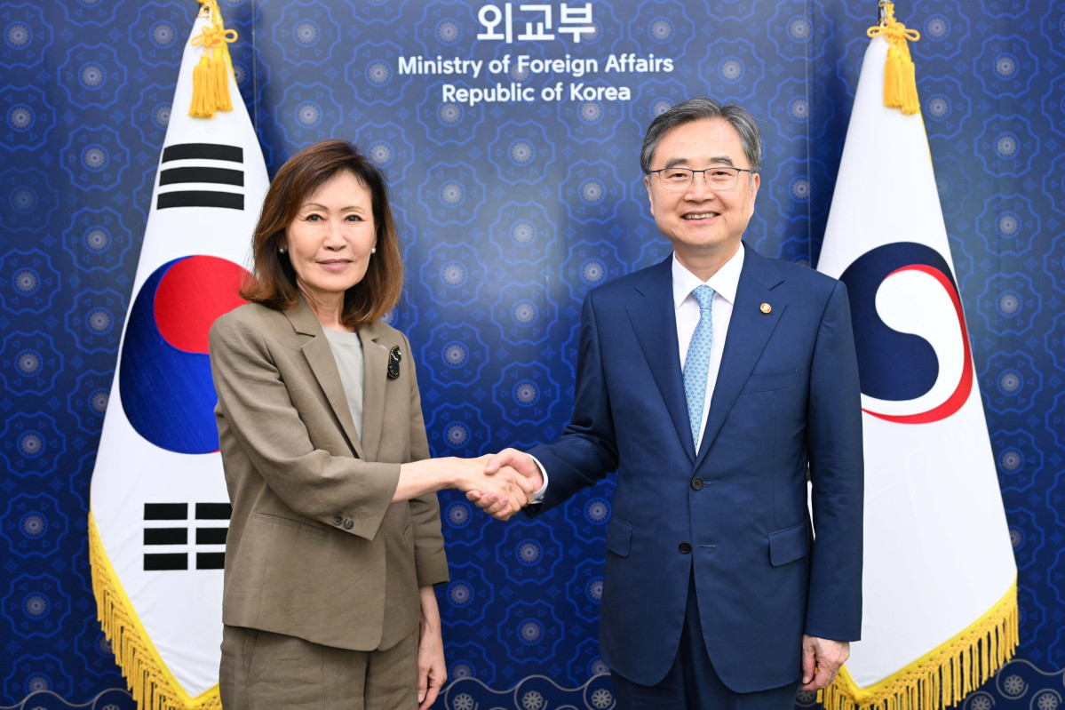 ▲한국에 최근 부임한 미셸 스틸 주한미국대사가 4일 조현 외교부 장관을 만나며 대사로서 공식 활동을 개시했다. (조현 외교부 장관 엑스(X·옛 트위터))