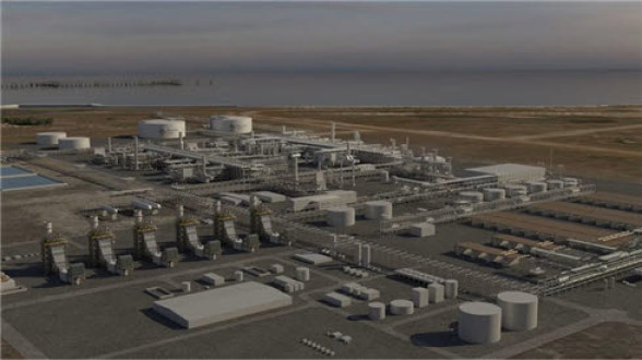▲모잠비크 로부마 LNG 프로젝트 액화플랜트 조감도. (사진제공=대우건설)