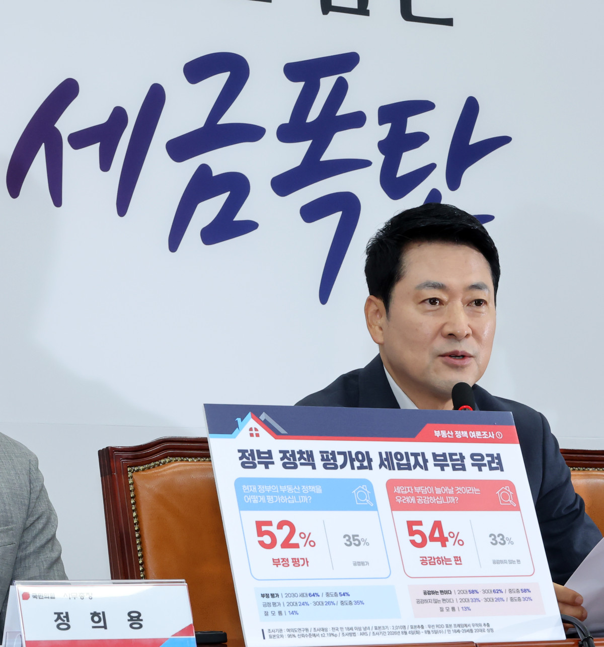 ▲국민의힘 장동혁 대표가 7일 국회에서 열린 부동산정책 정상화 특별위원회 전체 회의에서 발언하고 있다. (연합뉴스)