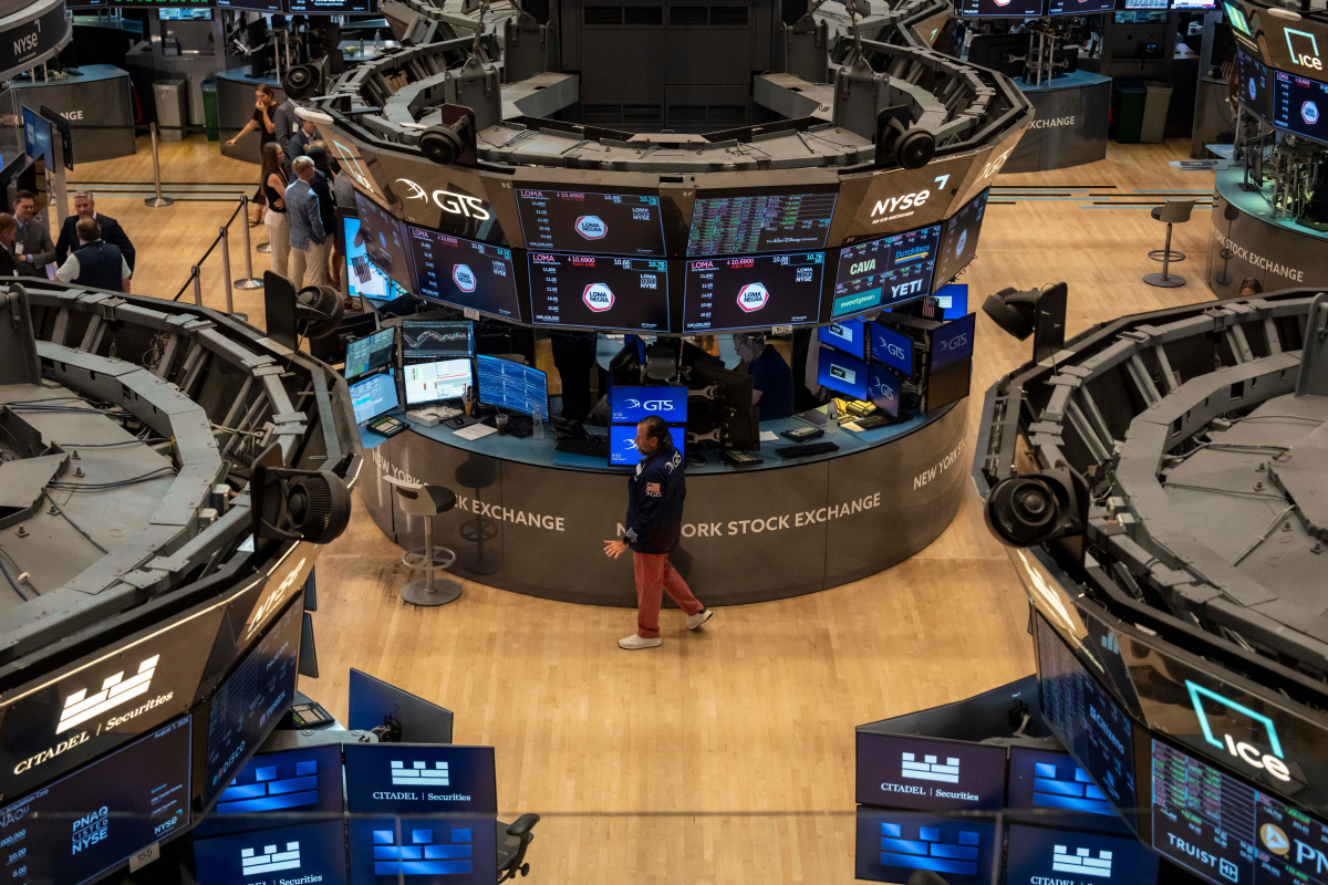 ▲미국 뉴욕증권거래소(NYSE) 트레이딩 플로어 전경. (뉴욕/AP연합뉴스)