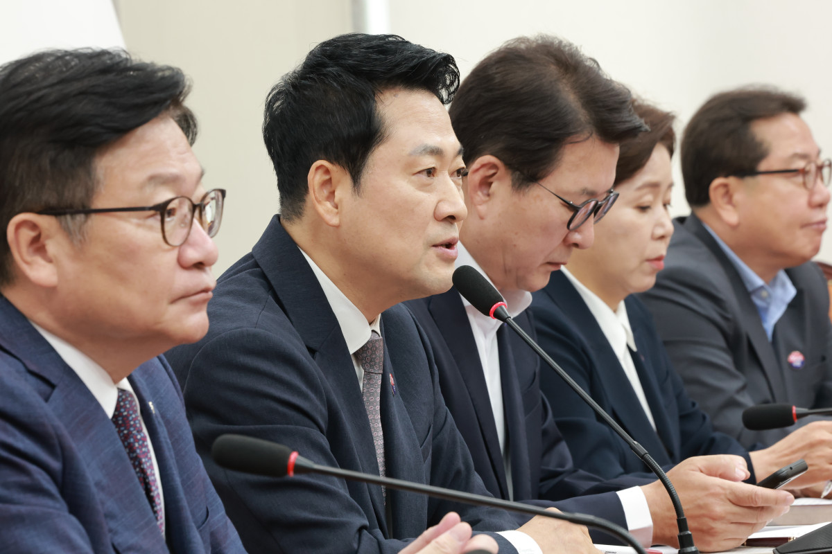 ▲국민의힘 장동혁 대표가 10일 국회에서 열린 최고위원회의에서 발언하고 있다. (연합뉴스)