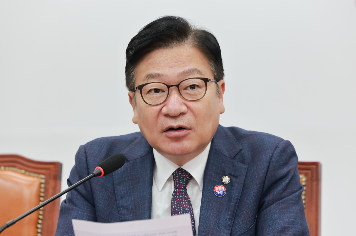 ▲국민의힘 정점식 원내대표가 10일 국회에서 열린 최고위원회의에서 발언하고 있다. (연합뉴스)