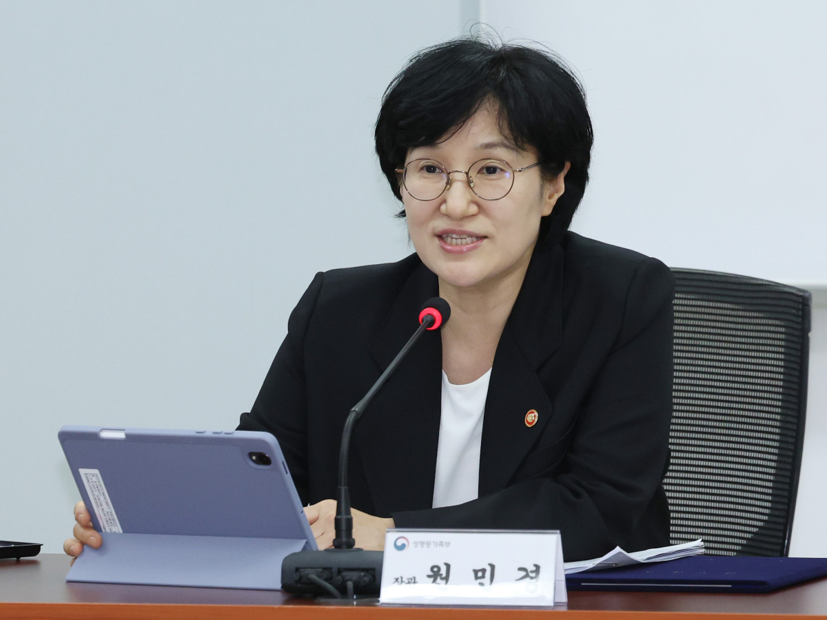 ▲원민경 성평등가족부 장관. (뉴시스)