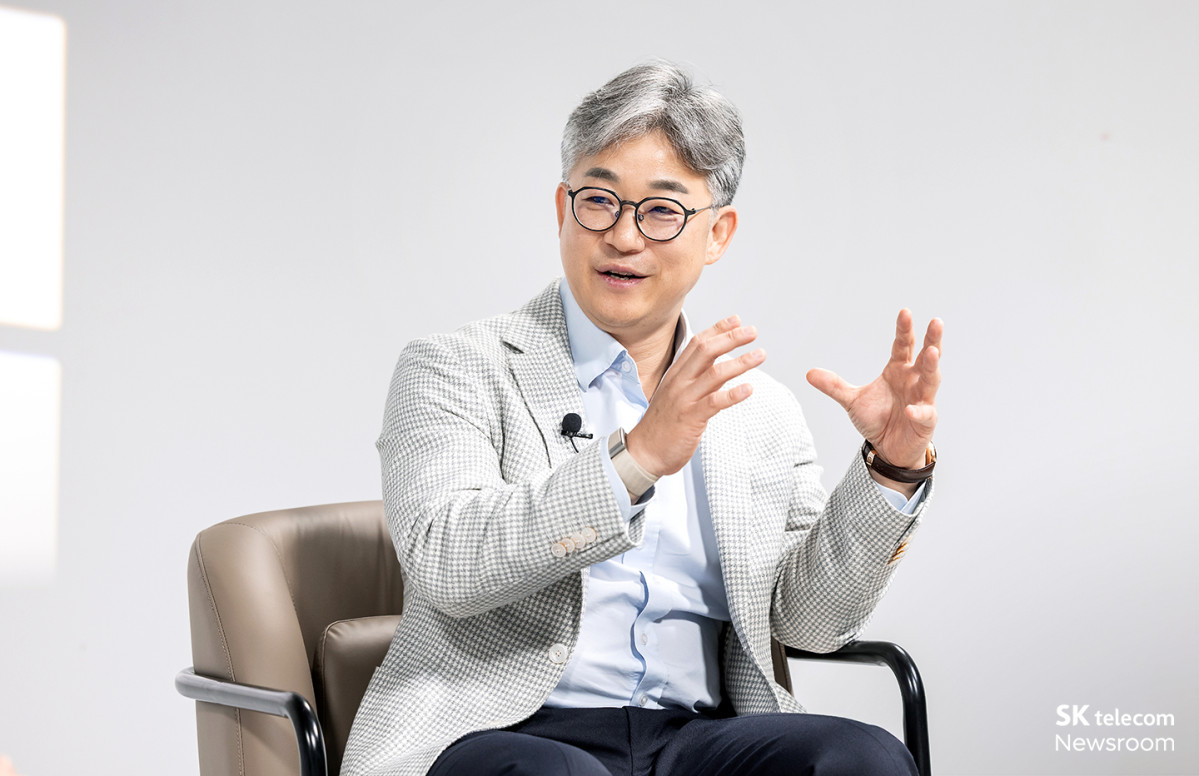 ▲정석근 SKT AI CIC장. (사진제공=SK텔레콤)