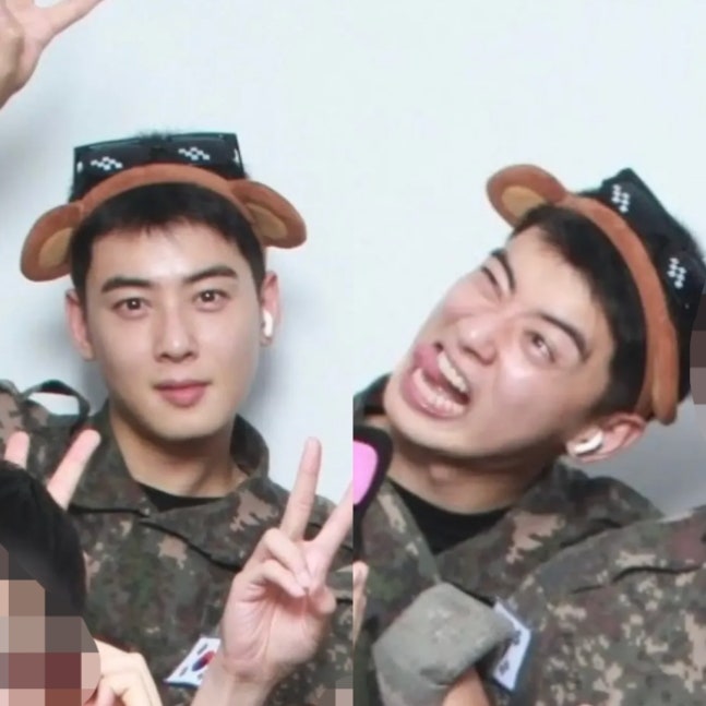 ▲배우 차은우. (출처=온라인커뮤니티)