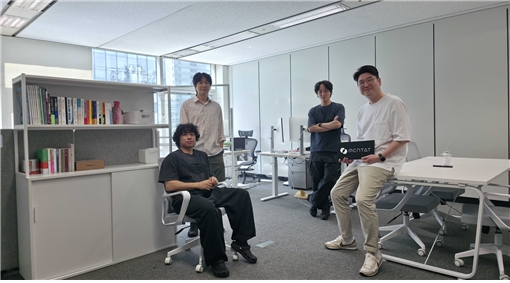 ▲왼쪽부터 멘탯의 백제완, 권혁선, 김강인, 전병욱 대표. (사진제공=멘탯)