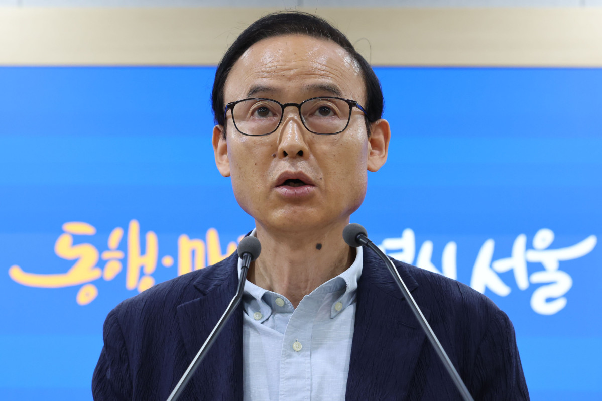 ▲명노준 서울시 주택실장이 13일 서울 중구 서울시청에서 정부가 발표한 '전월세 및 매매시장 안정을 위한 주택 신속공급 방안'에 대한 서울시 입장을 밝히고 있다. 2026.08.13. (뉴시스)