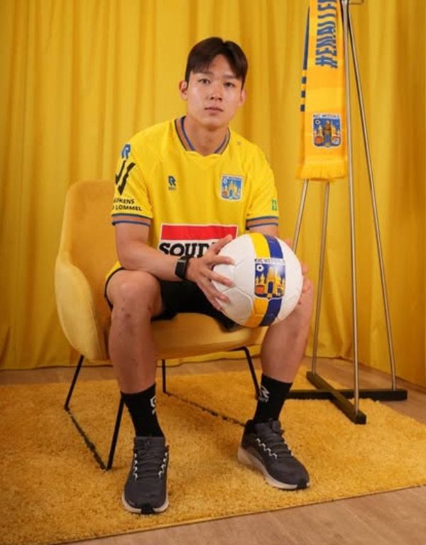 ▲벨기에 프로축구 KVC 베스테를로로 임대된 양민혁. (출처=베스테를로 SNS)