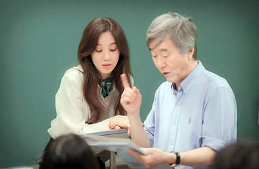 ▲배우 정려원과 故 안판석 감독. (출처=정려원 SNS)