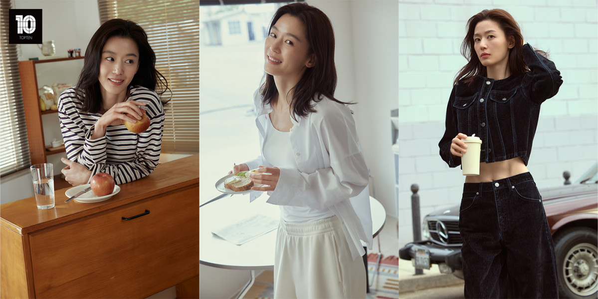 ▲신성통상의 SPA 브랜드 탑텐이 브랜드 앰버서더 배우 전지현과 함께 2026년 가을(FALL) 캠페인 ‘LIVE THE DAY’를 공개했다 (사진제공=신성통상)