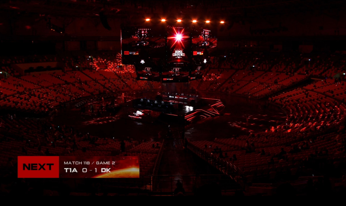 ▲14일 2026 LCK CL T1A vs DK 1세트 경기 결과. (출처=SOOP 't1esports' 중계 화면 캡처)