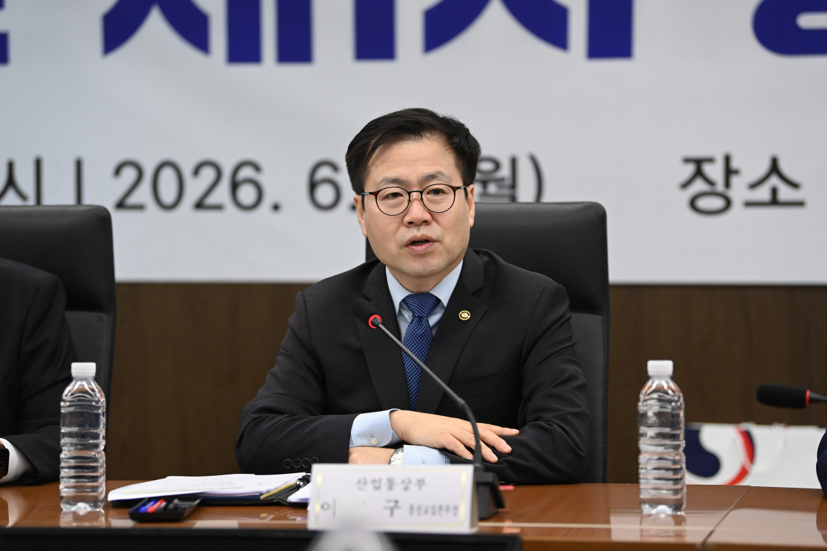 ▲여한구 산업통상부 통상교섭본부장이 8일 서울 중구 대한상공회의소 대회의실에서 열린 2026년 제1차 통상정책자문위원회에서 발언하고 있다. (연합뉴스)