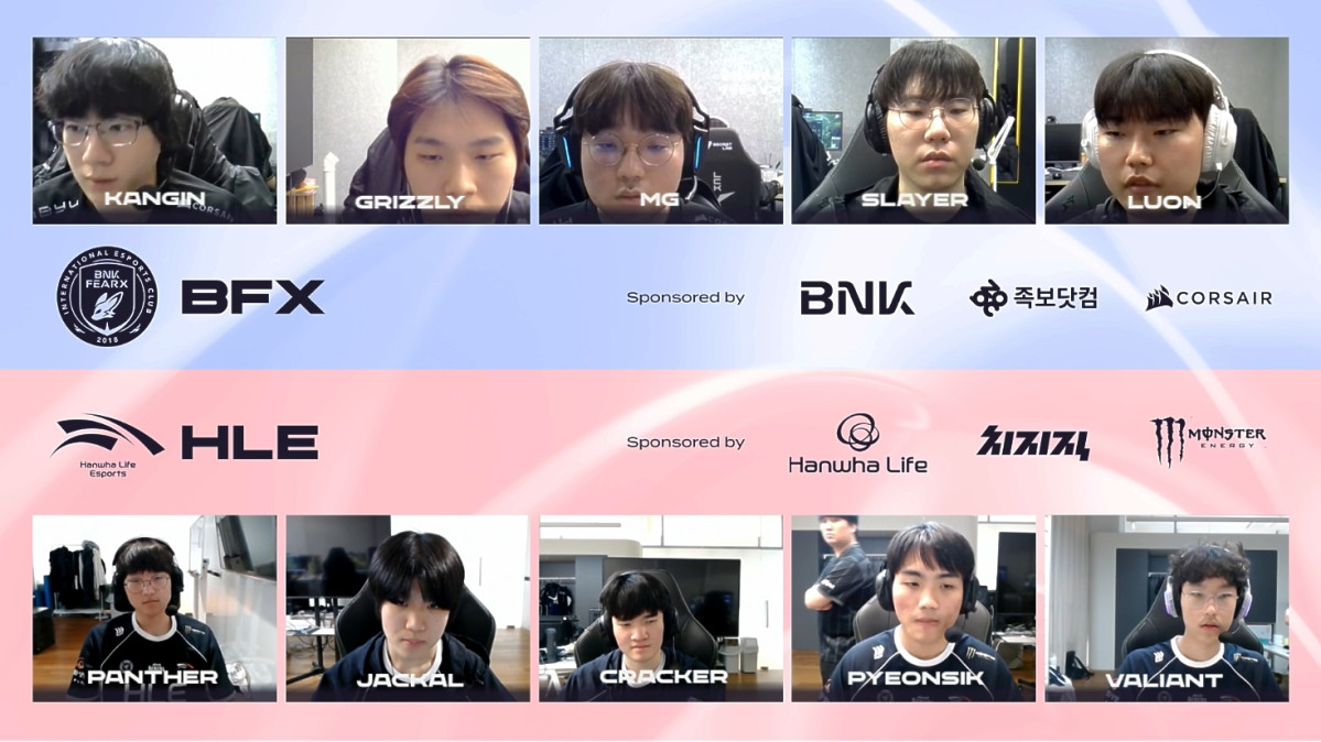 ▲19일 2026 LCK CL 2세트 경기 선수 모습. (출처=네이버 치지직 'LCK CL' 채널 중계 화면 캡처)