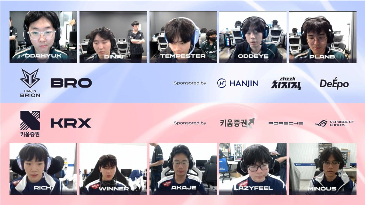 ▲20일 2026 LCK CL KRX vs BRO 3세트 경기 픽창. (출처=네이버 치지직 'LCK CL' 채널 중계 화면 캡처)