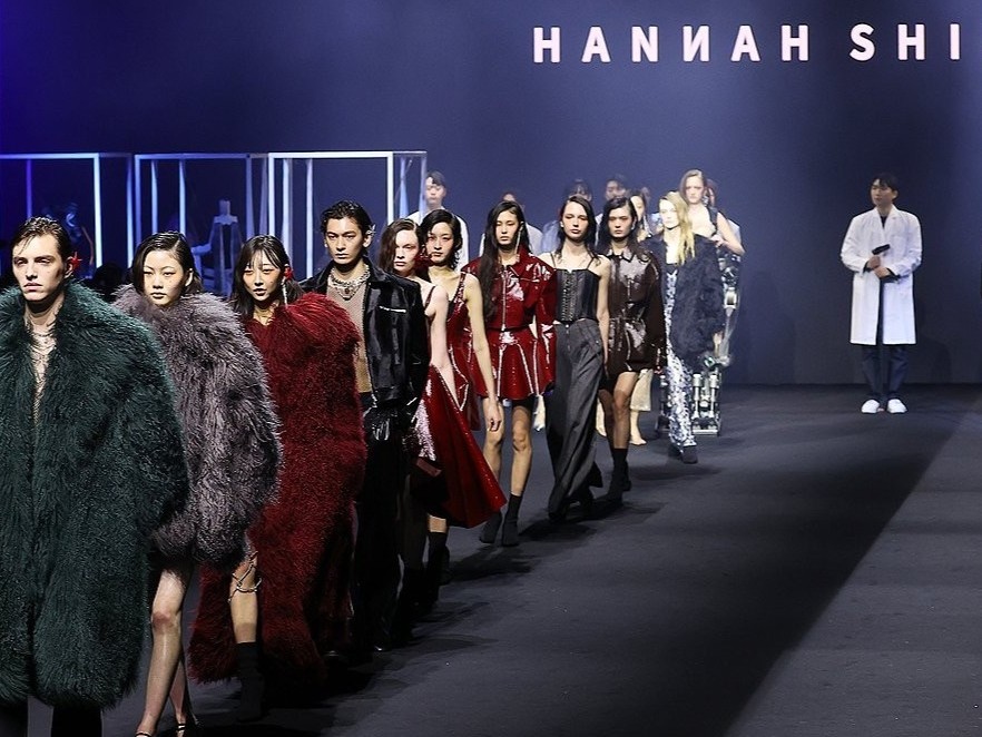 ▲2025 F/W 서울패션위크 한나신 오프닝쇼. (연합뉴스)