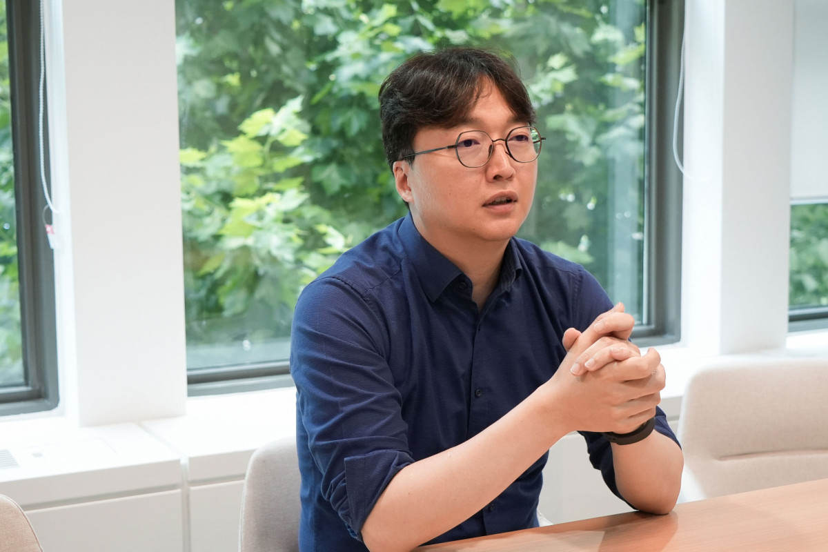 ▲박영진 팀스파르타 AX본부장이 18일 서울 강남구 본사에서 본지와 인터뷰를 진행하고 있다. (사진제공=팀스파르타)
