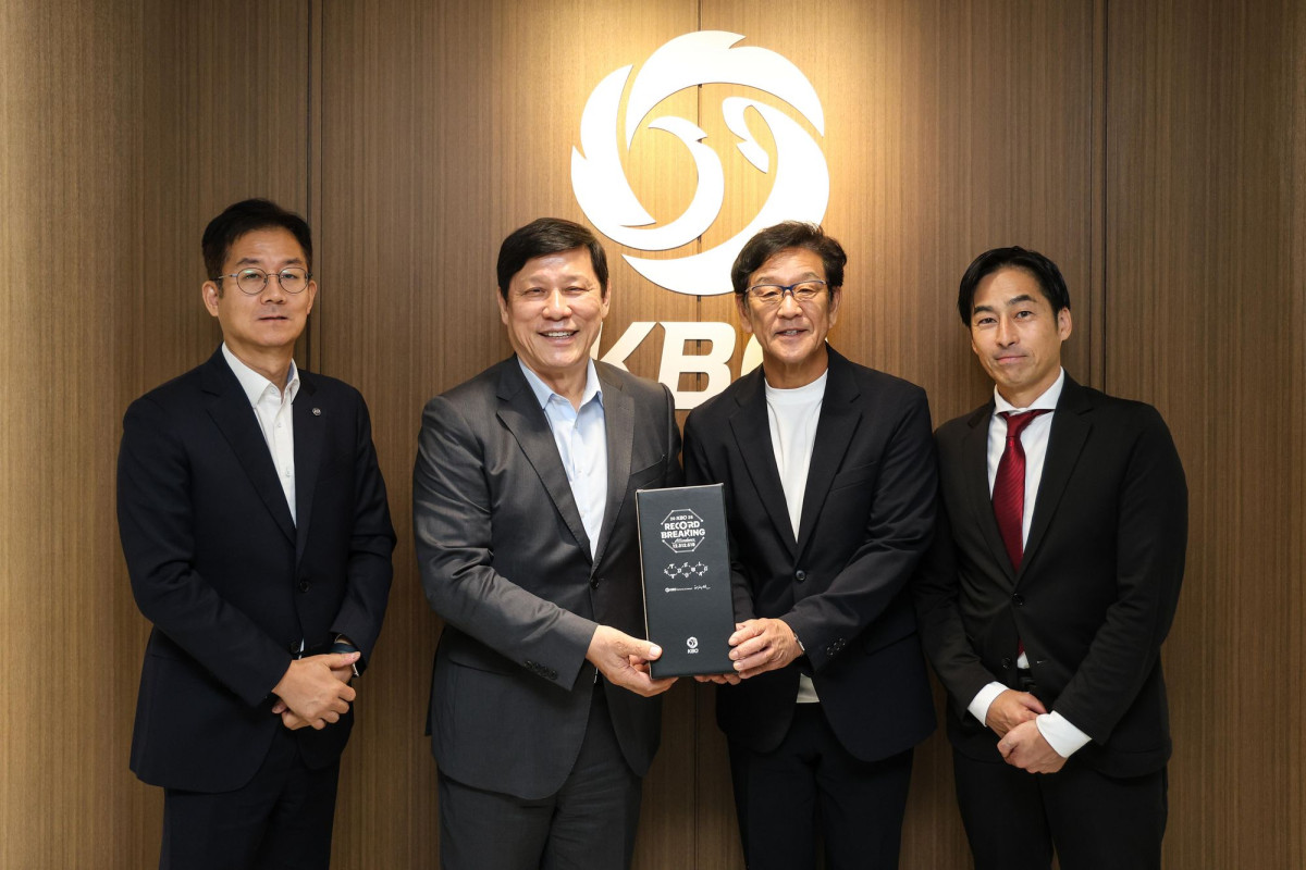 ▲닛폰햄 파이터즈, PLM 관계자 KBO 방문 사진. (사진제공=KBO)