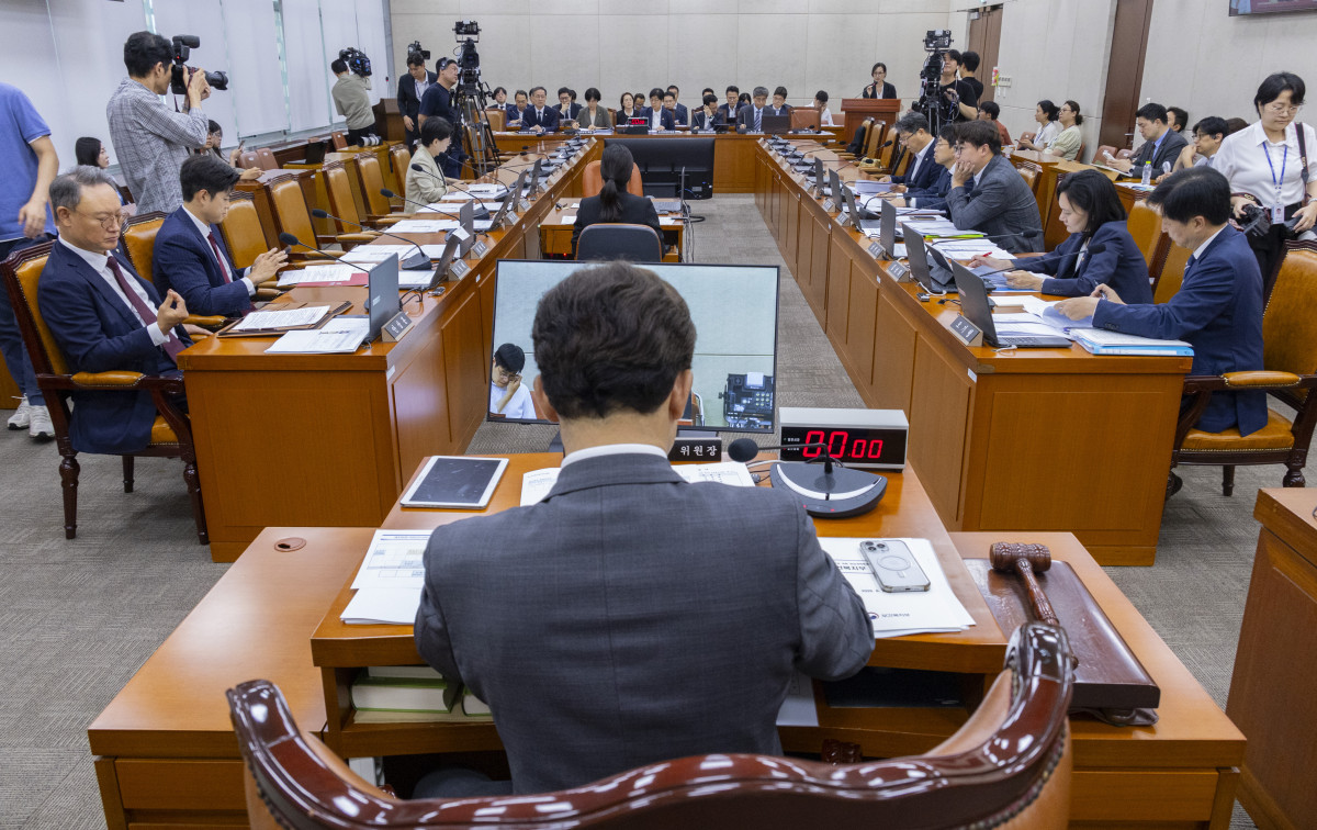 ▲21일 국회에서 연금개혁 특별위원회 제7차 전체 회의가 열리고 있다. (연합뉴스)