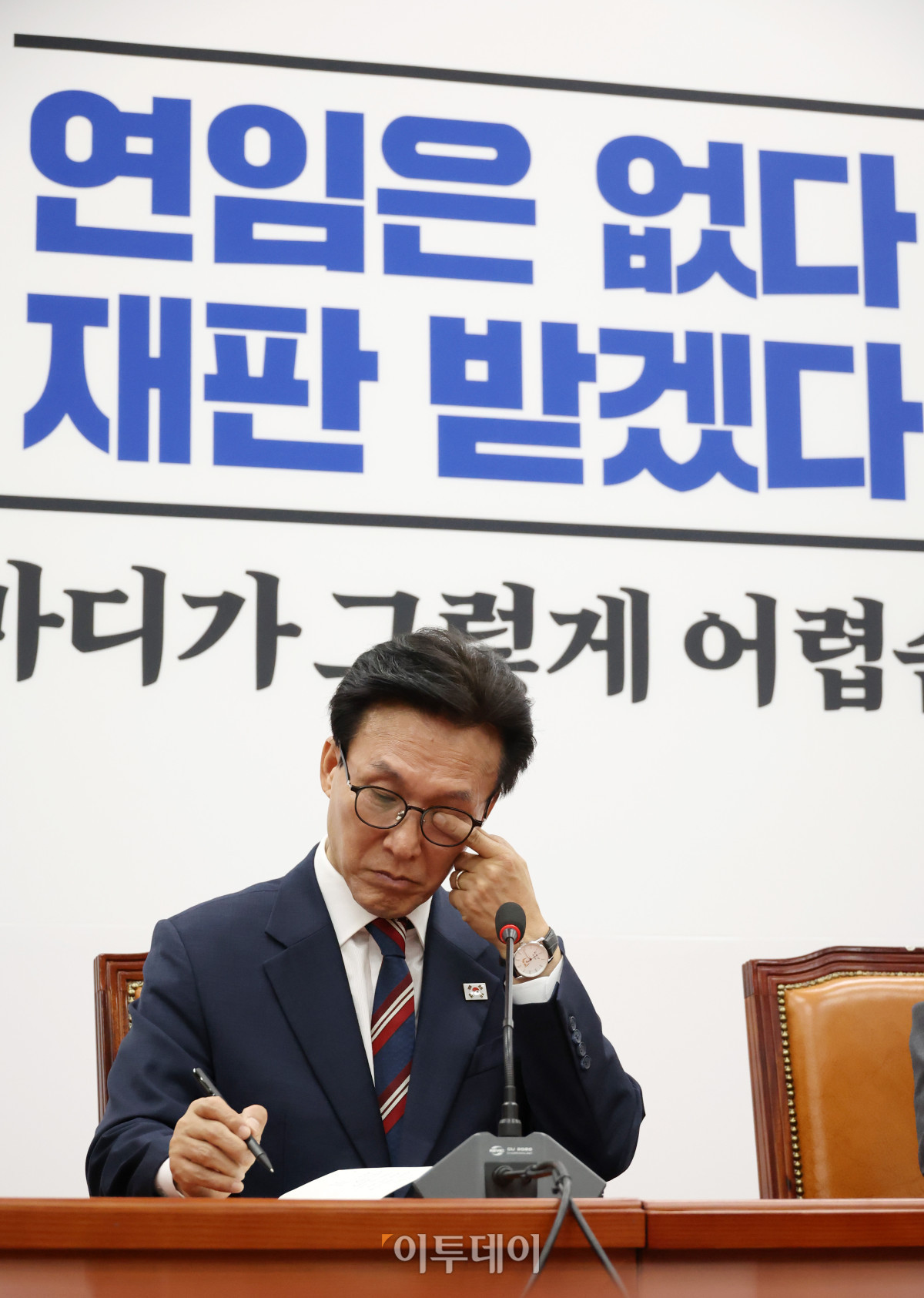 ▲김민석 더불어민주당 대표가 24일 서울 여의도 국회에서 장동혁 국민의힘 대표를 예방하고 있다. 고이란 기자 photoeran@