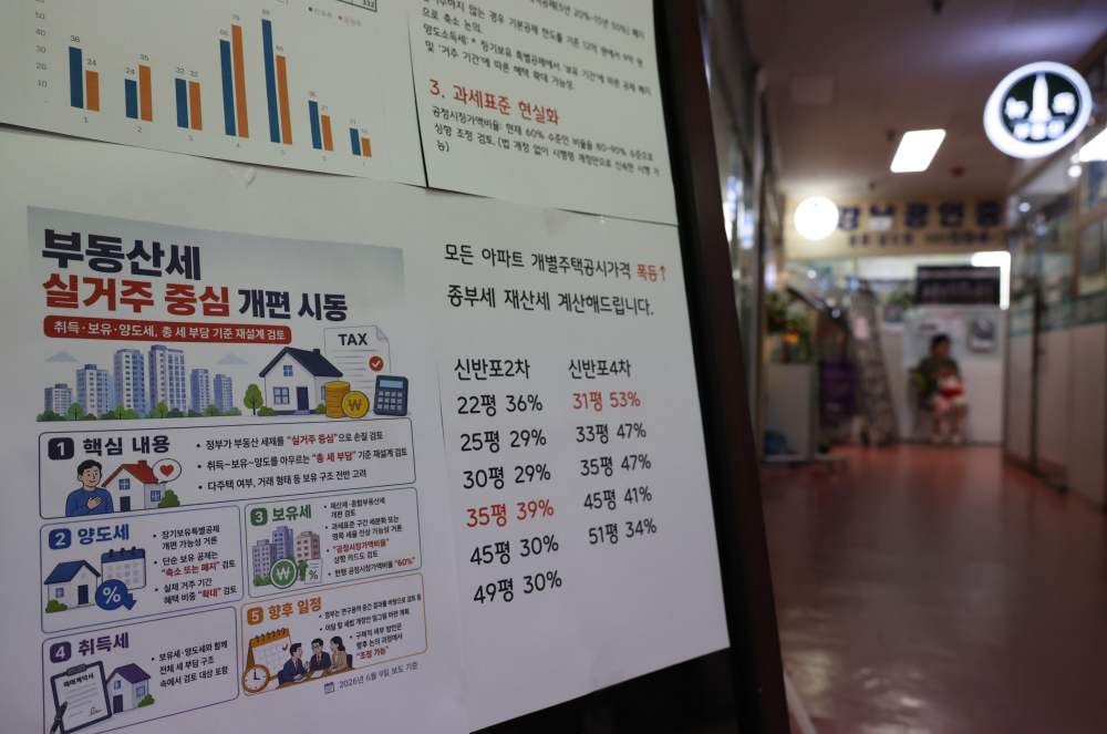 ▲서울 강남의 한 부동산 중개업소에 안내문이 게시돼 있다. 고이란 기자 photoeran@ (이투데이DB)