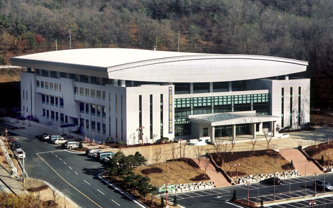 ▲KB손보의 임시 홈 경기장인 평택 이충문화체육센터. (사진제공=KB손해보험)