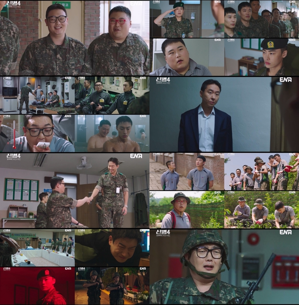 ▲'신병4 : 사보타주' 1,2화 방송 화면. (사진제공=ENA '신병4 : 사보타주')
