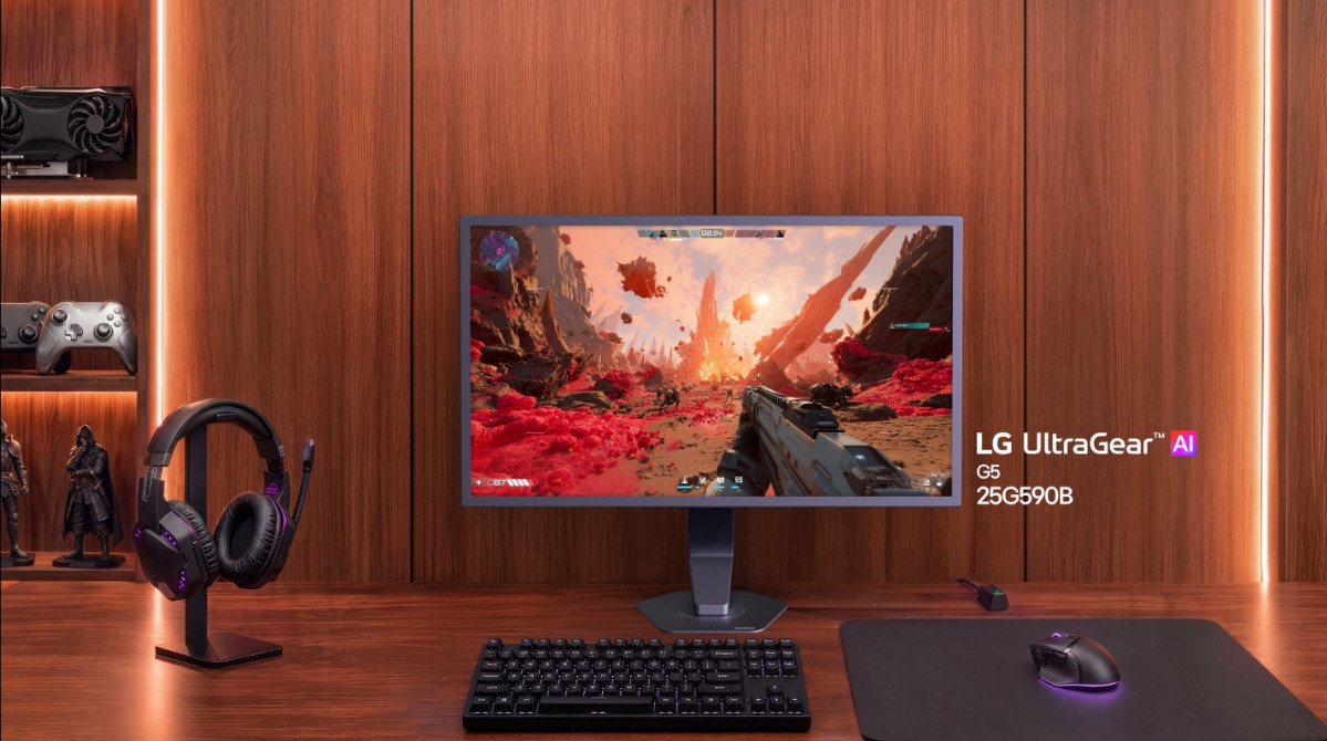 ▲세계 최초로 1,000Hz 초고주사율과 FHD 해상도를 동시에 구현한 LG 울트라기어 게이밍 모니터 신제품 (사진제공=LG전자)