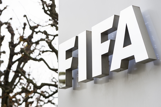 ▲FIFA 간판. (AP/뉴시스)