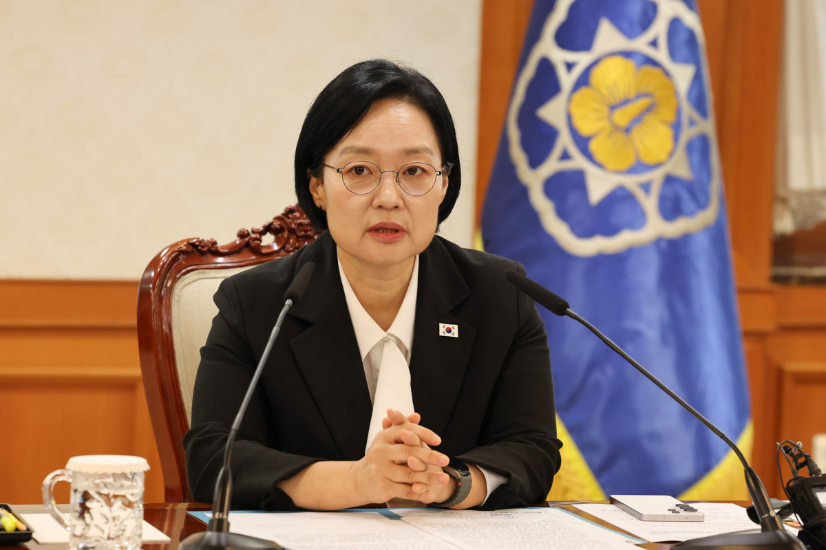 ▲한성숙 국무총리가 27일 서울 종로구 정부서울청사에서 열린 공공누리집 UI/UX 위원회에 참석해 발언하고 있다. (연합뉴스)