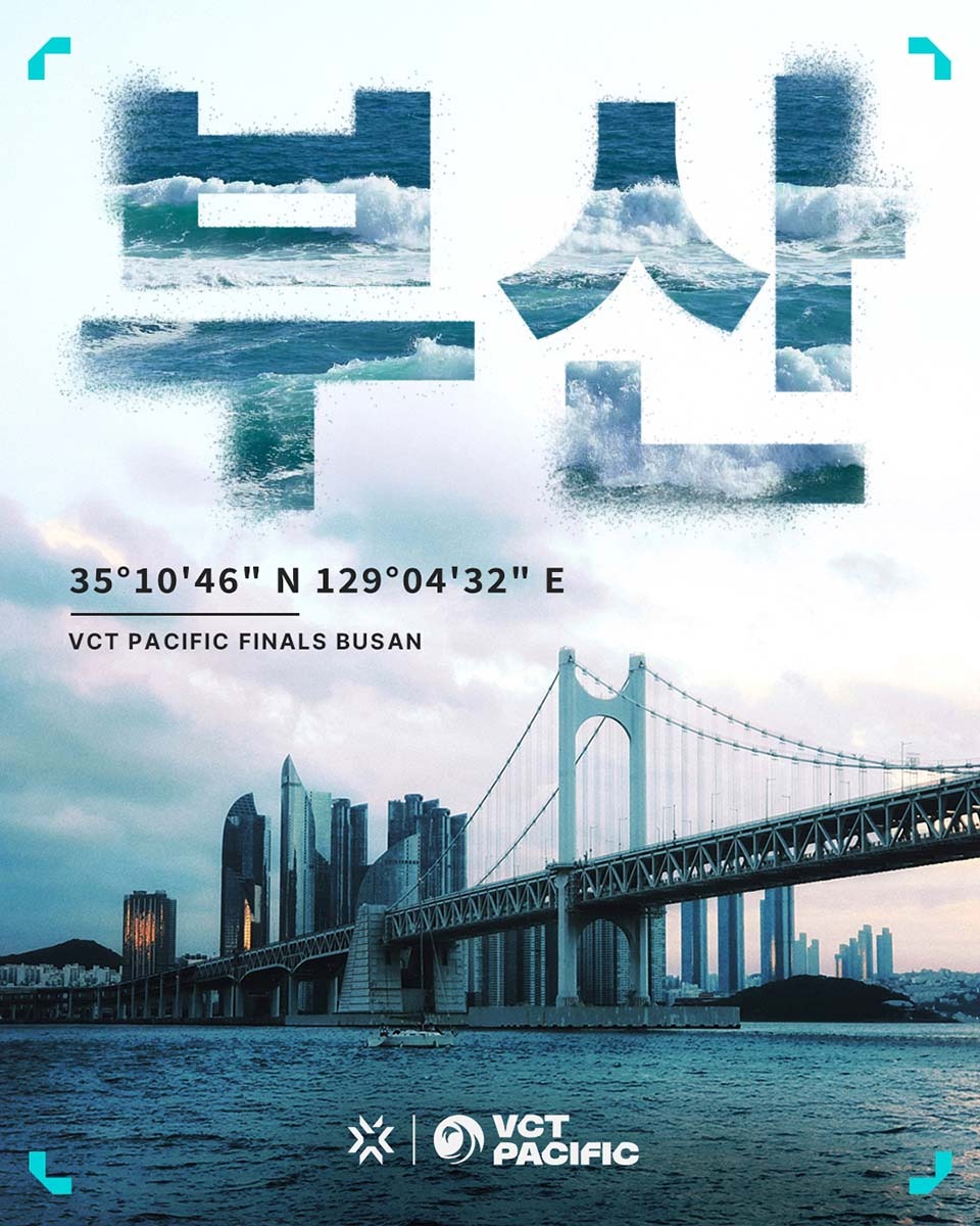 ▲2026 VCT 퍼시픽 스테이지 2 결승 주간 개최지 이미지. (사진제공=라이엇게임즈)