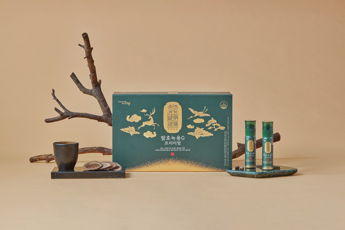 ▲hy의 ‘발효녹용G 프리미엄’ 제품. (사진제공=hy)