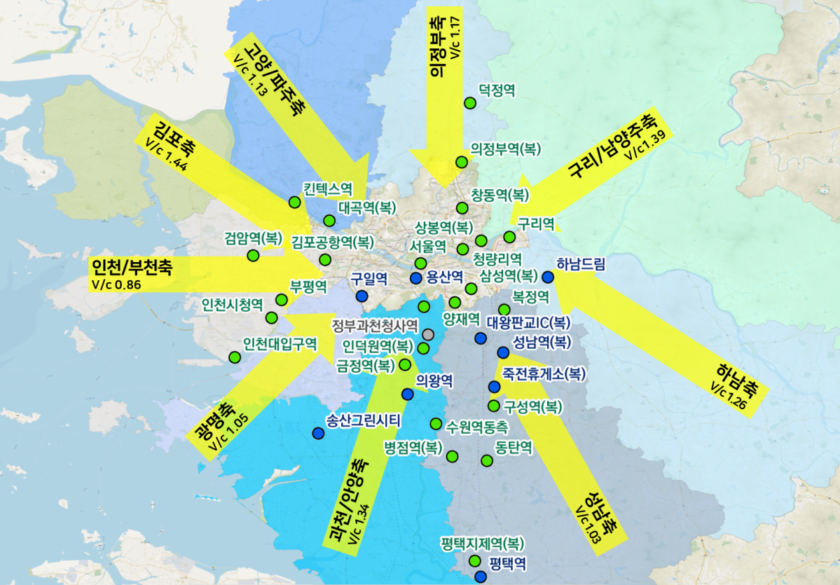 ▲수도권 환승센터 및 복합환승센터 사업. (사진제공=국토교통부)