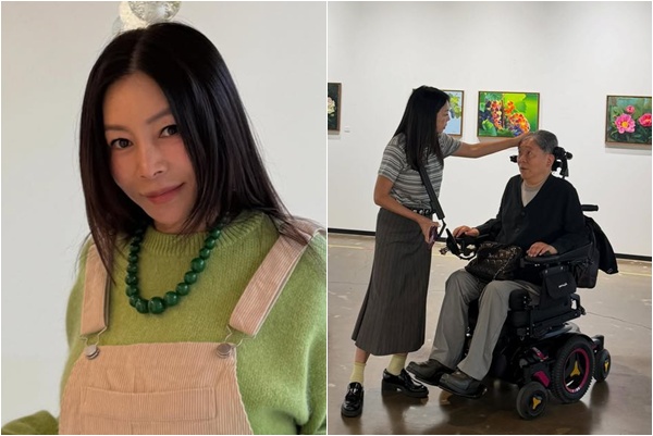 ▲배우 황신혜와 그의 동생 황정언 작가. (출처=황신혜SNS)